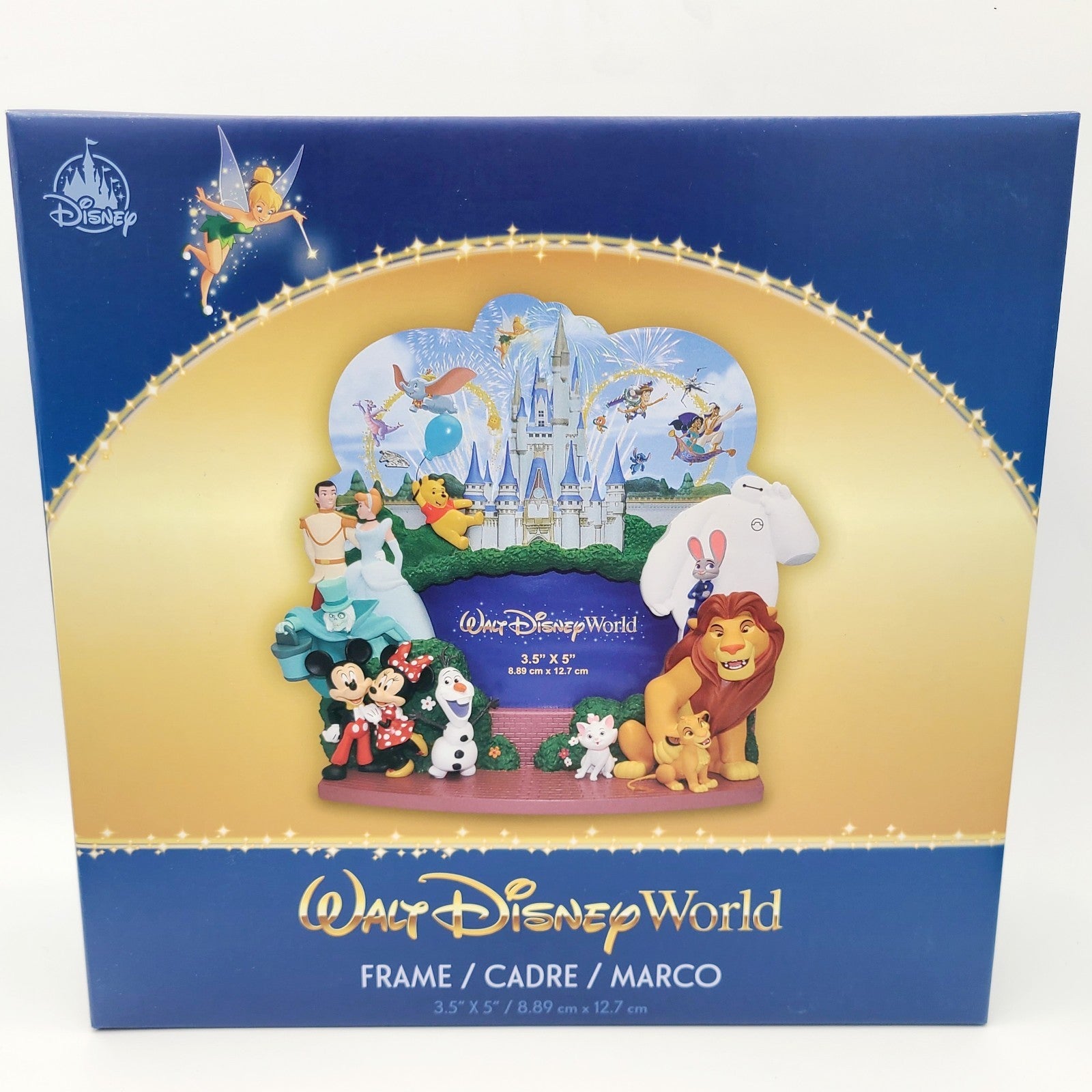 2026 Walt Disney World Parks Cinderella Castle Magic Kingdom Photo Picture Frame