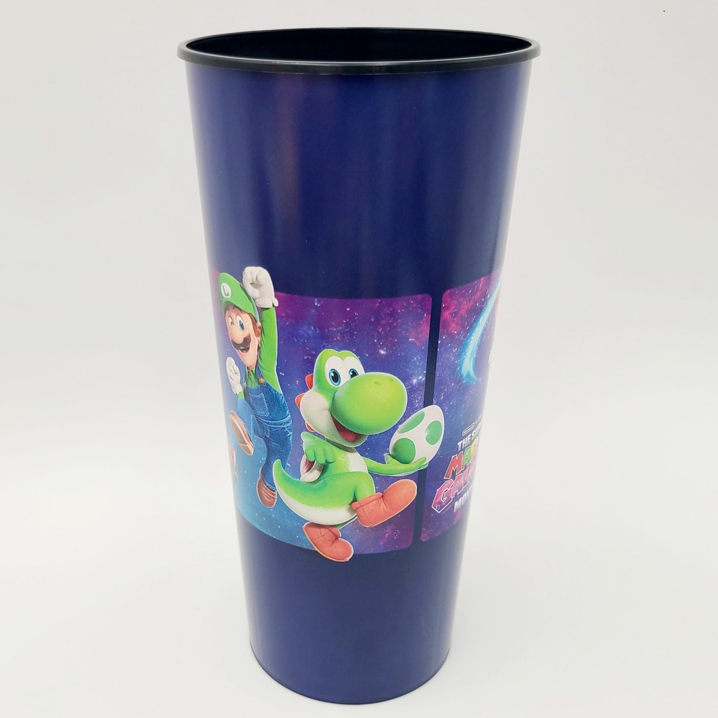Super Mario Galaxy Movie Plastic Cup Authentic Theater Exclusive Yoshi Peach NEW