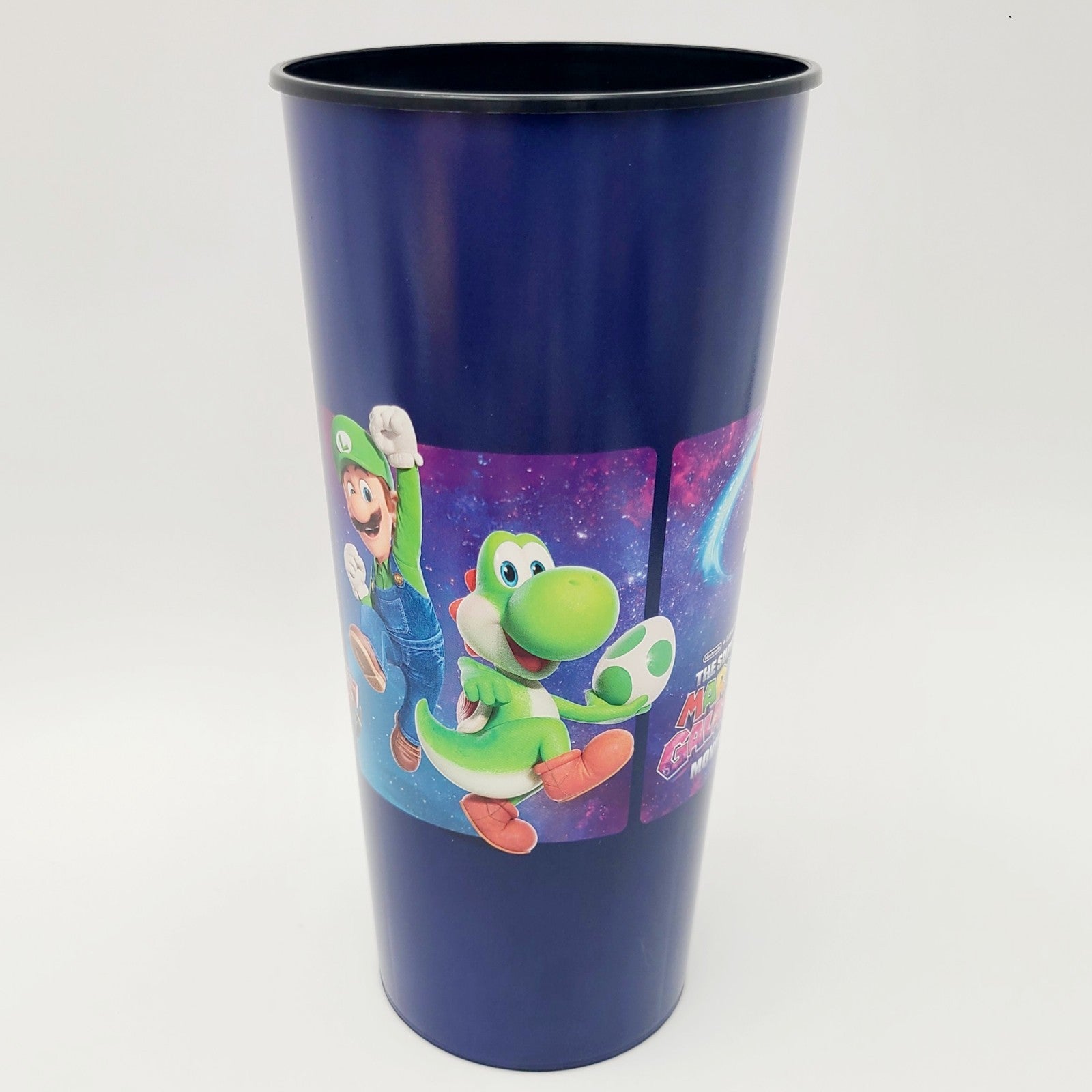 Super Mario Galaxy Movie Plastic Cup Authentic Theater Exclusive Yoshi Peach NEW