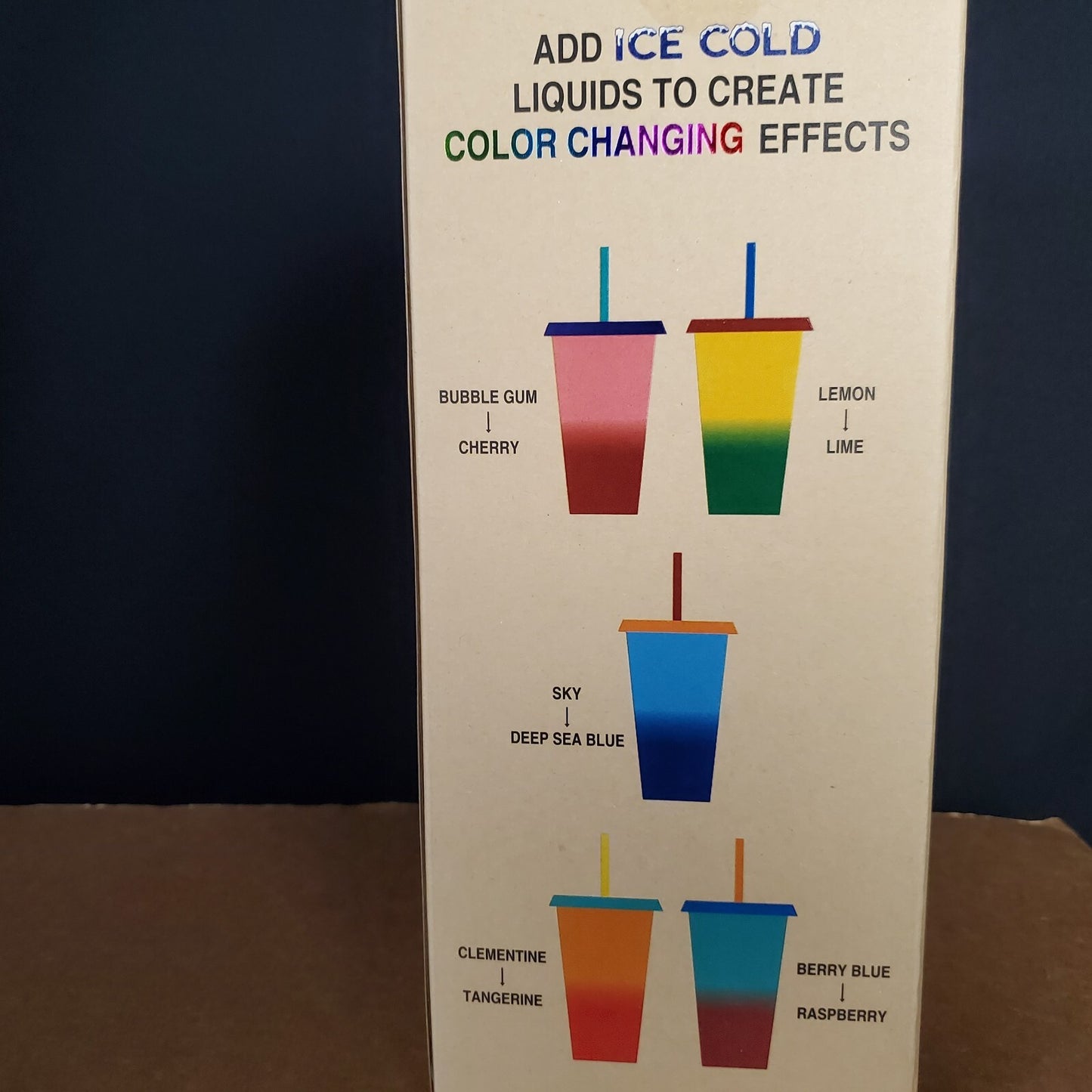 Buc-ee’s 5 Cups Color Changing Tumbler Cups  W/ Lids & Straw New Bucees Buccees