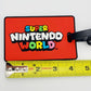 *Red Luggage Tag* Universal Studios Orlando EPIC Super Nintendo World ID Holder