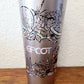 2023 Disney Parks Epcot Figment Olaf Park Icons Metal Tumbler Cup Starbucks NEW