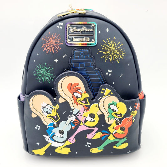 2024 Disney World Parks Epcot Mexico Three Caballeros Donald Loungefly Backpack