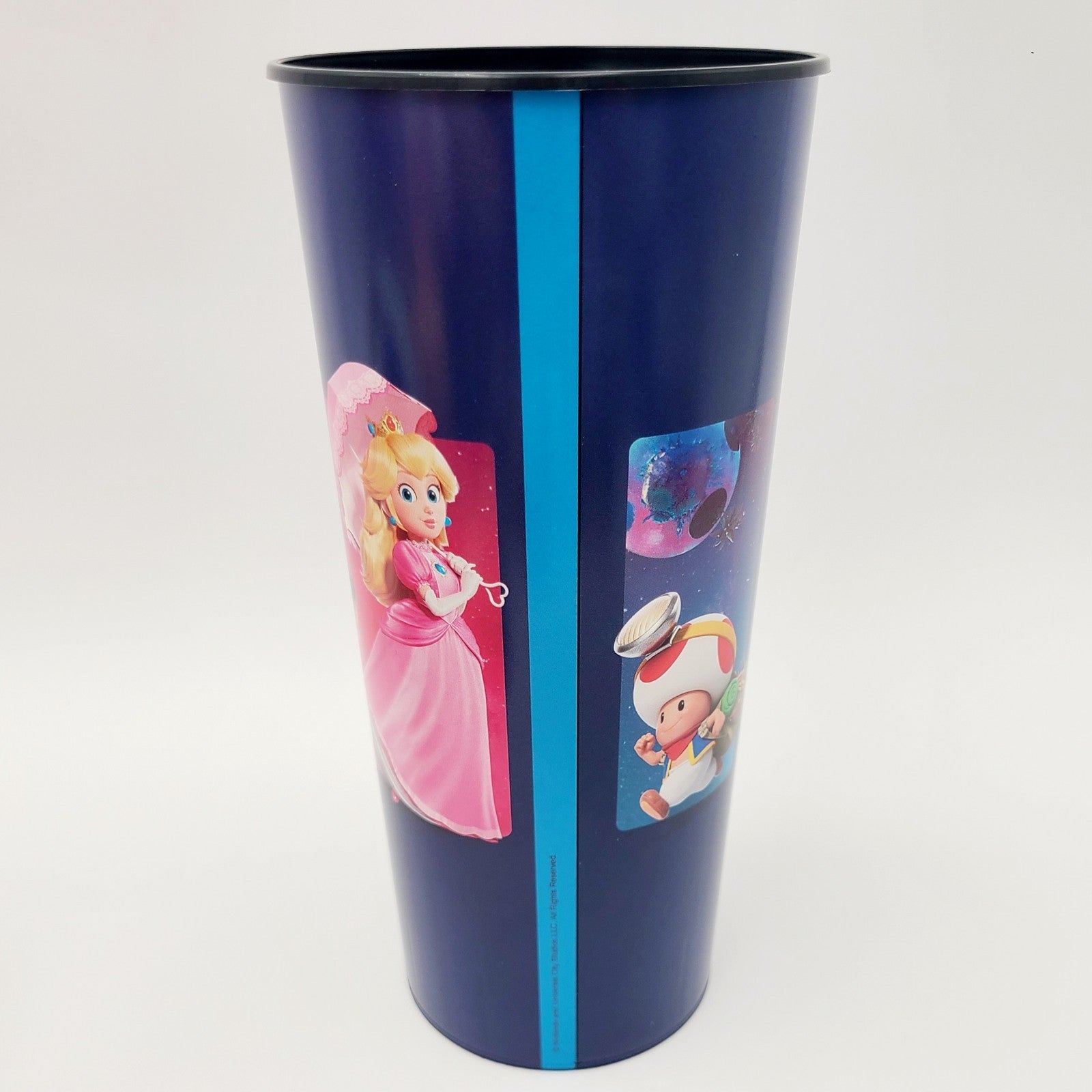 Super Mario Galaxy Movie Plastic Cup Authentic Theater Exclusive Yoshi Peach NEW