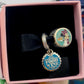 2026 Disney Parks Pandora Epcot Food Wine Mickey Minnie 2 Piece Charm Set Donald
