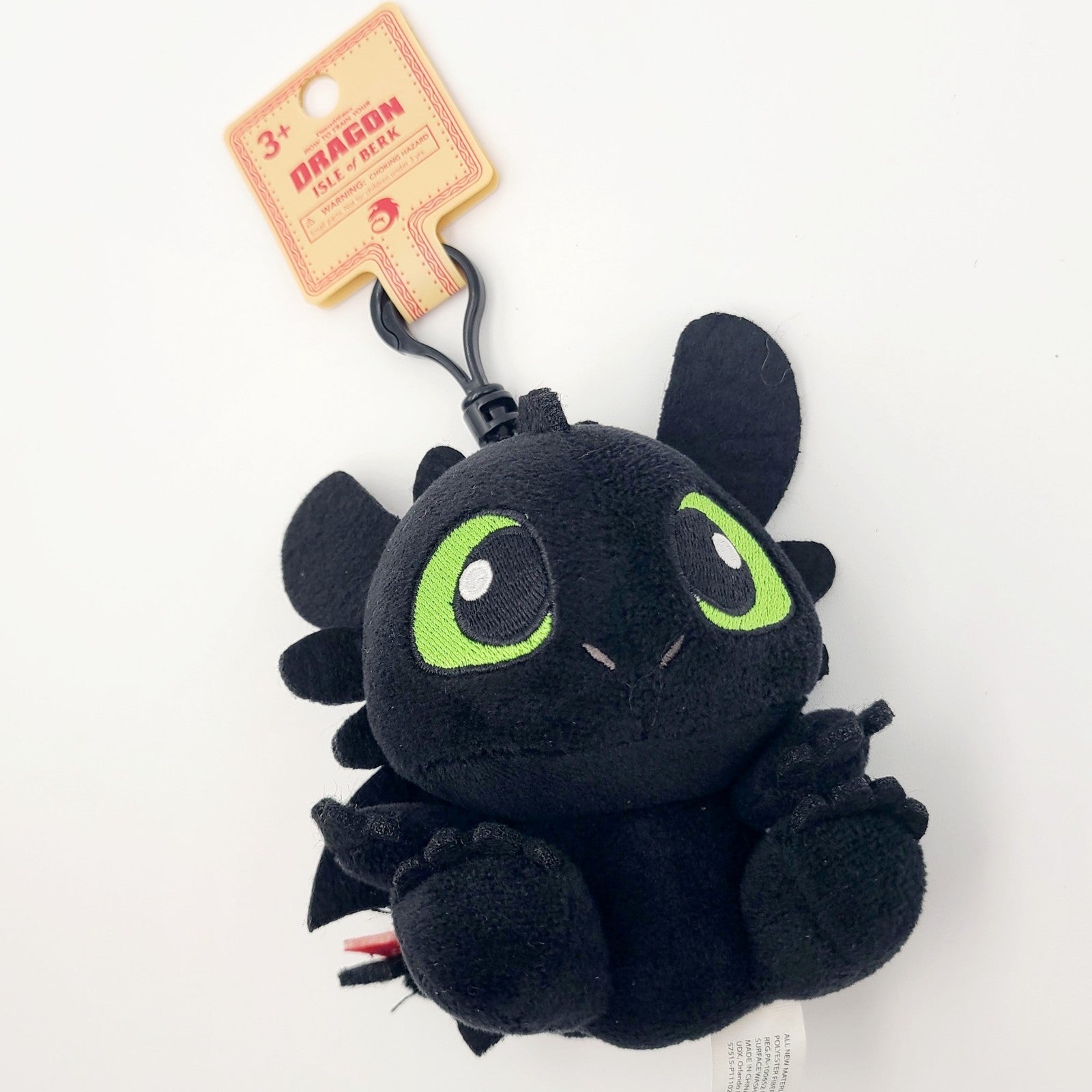 Universal Studio EPIC Universe How To Train Your Dragon Toothless Plush Keychain