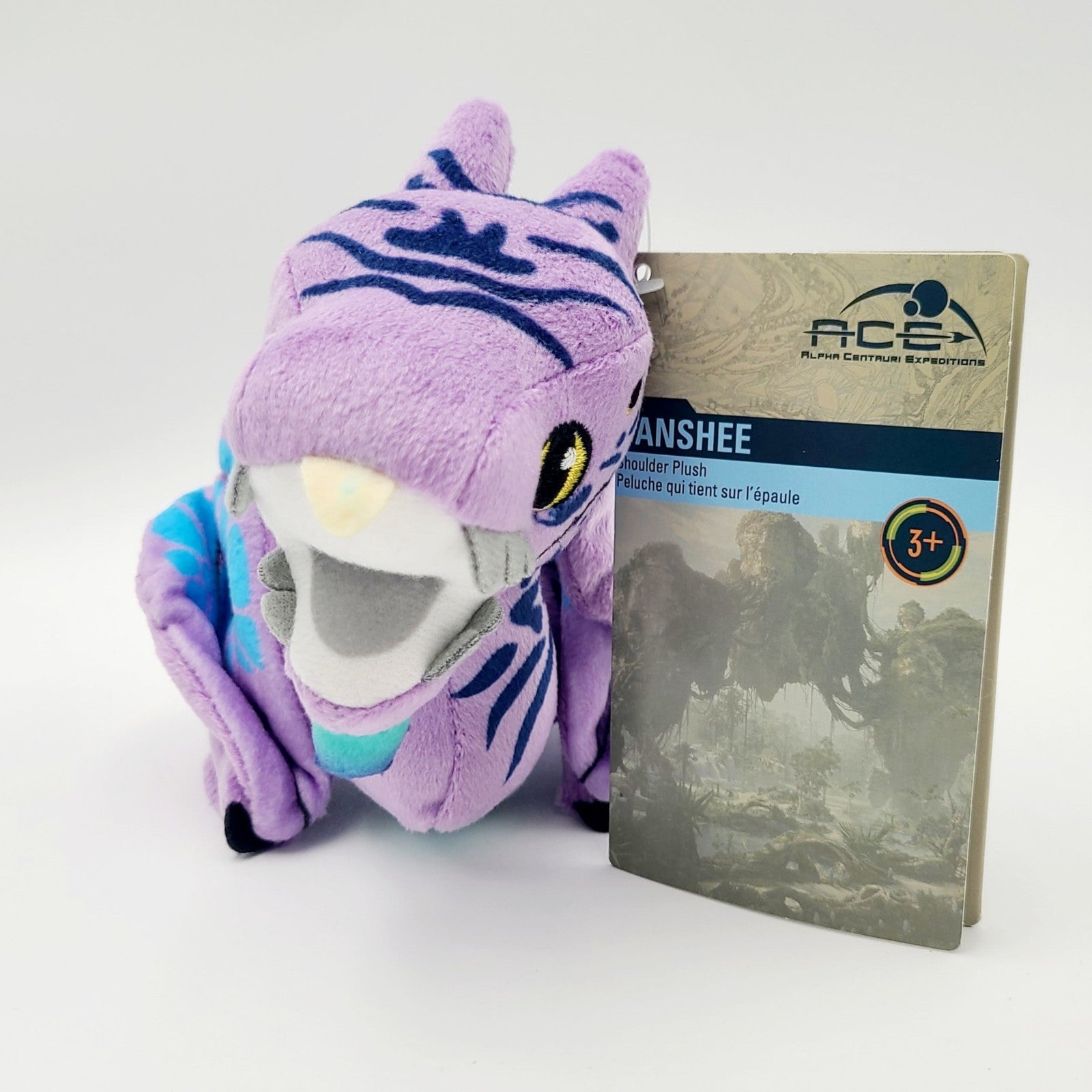 Disney World Parks Avatar Pandora Purple Banshee Small Shoulder Plush Toy Animal