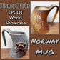 *Norway Mug Set* Walt Disney Parks World Showcase Nordic Epcot Viking Stein New