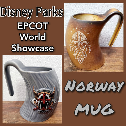 *Norway Mug Set* Walt Disney Parks World Showcase Nordic Epcot Viking Stein New