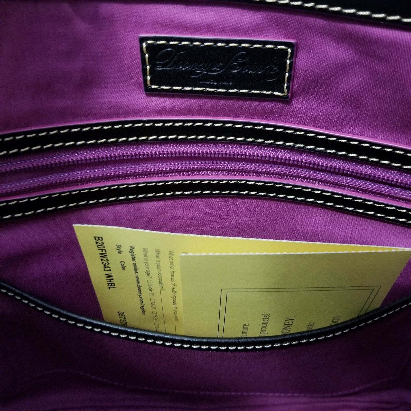 *Actual Bag* Disney Park EPCOT Food & Wine Festival 2020 Dooney & Bourke Satchel