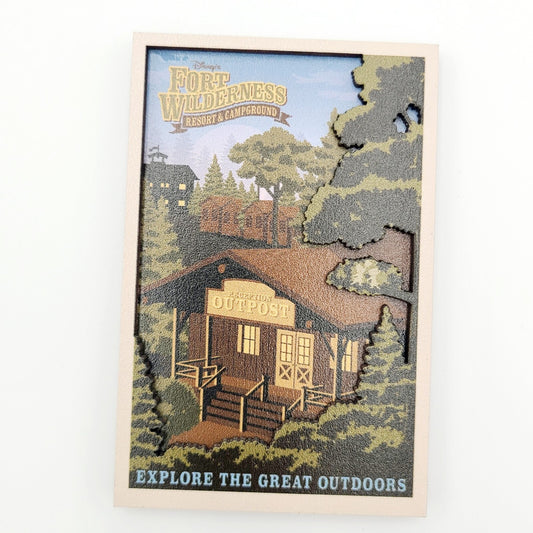 2023 Disney Parks Fort Wilderness Resort & Campground Outpost Magnet New