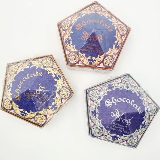 *Milk, White, Dark Chocolate Frog Set* Universal Studios Harry Potter Honeydukes