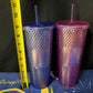 *Set of 3* Disney Parks Starbucks 50th Anniversary Gold Luxe, Blue,  Pink Bling