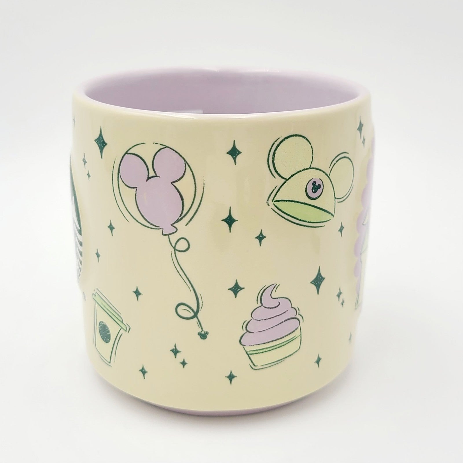 Disney Parks 2026 Starbucks Summertime Castle Lavender Matcha Ceramic Coffee Mug