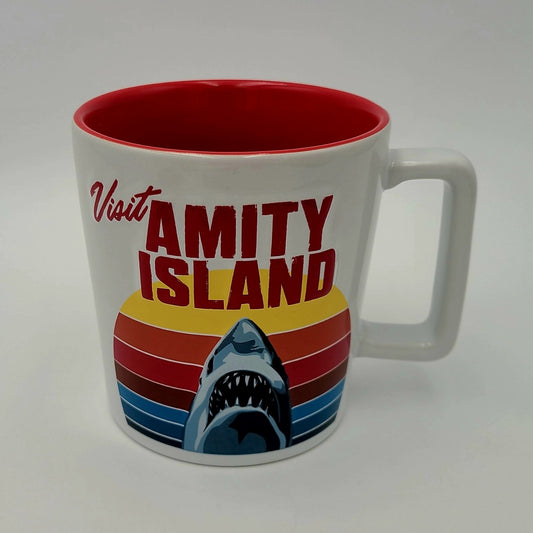 2026 Universal Studios Jaws Visit Amity Island Don't Go in the Water Mug Shark