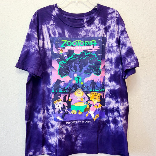 LARGE Disney Parks Animal Kingdom Zootopia Better Zoogether 2025 Adult Shirt NEW
