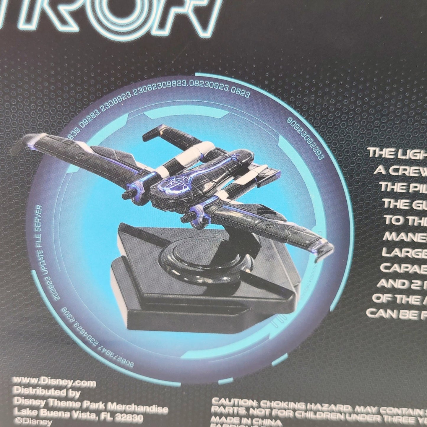 NEW Walt Disney World Parks TRON Lightcycle Light Jet Die Cast Vehicle