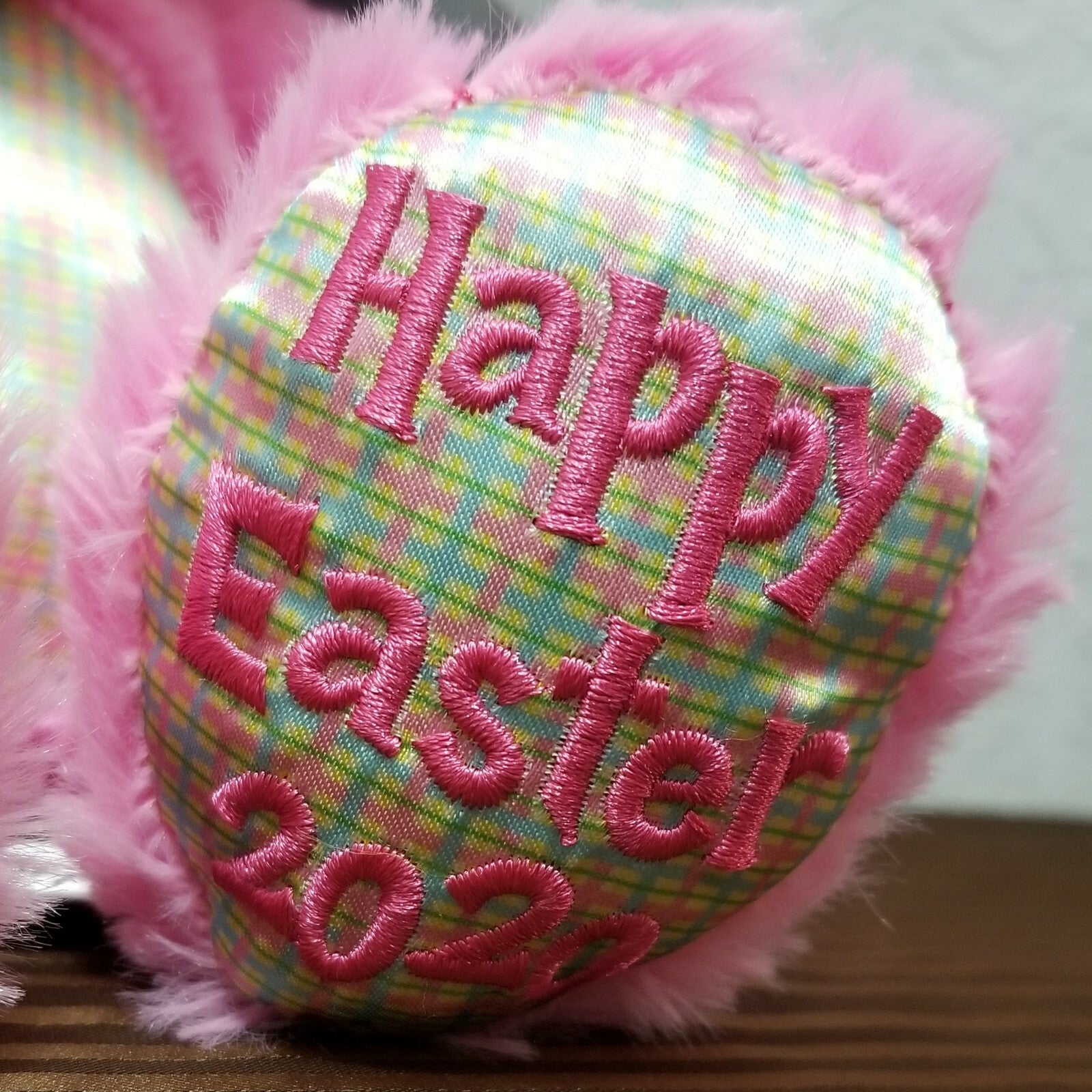 Disney Parks 12.5" Happy Easter Bunny 2020 Plush Minnie Mouse Pink