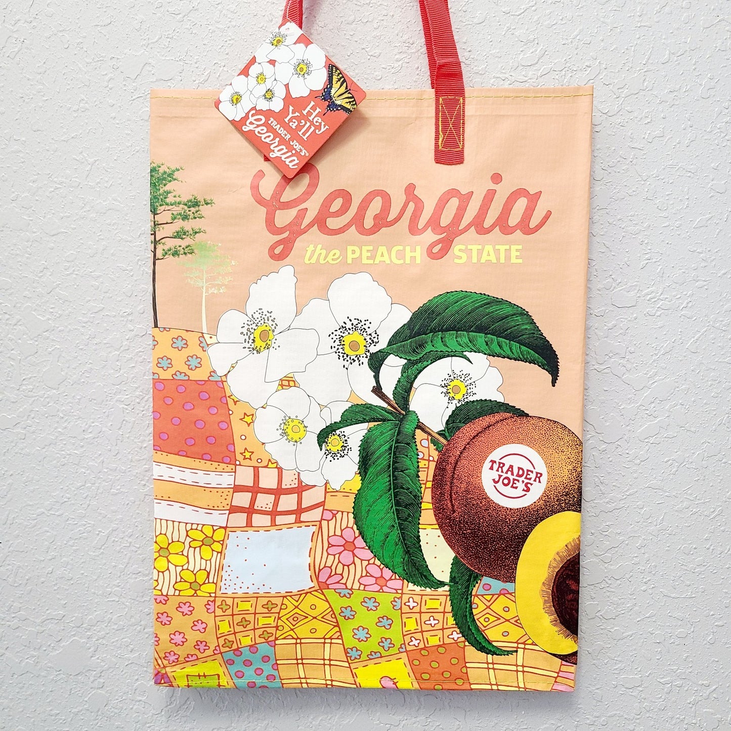 3 Bag Set! Trader Joe’s Reusable Florida Georgia Comfort Food Mac & Cheese Tote