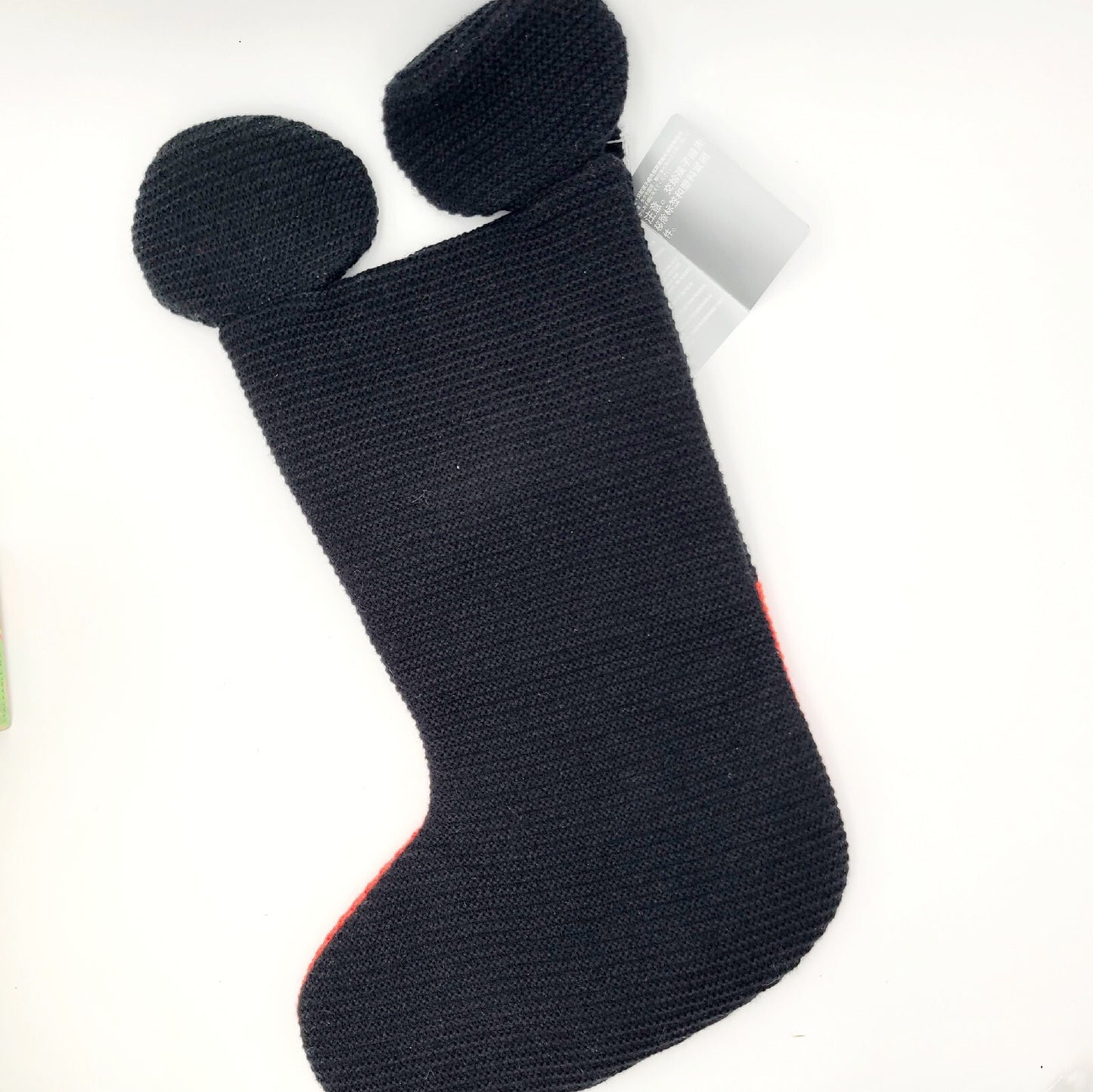 NEW Walt Disney World Parks Christmas Holiday Knitted Stocking Mickey Mouse WDW