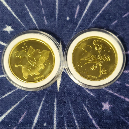 *Pua Pig & Hei Hei* Walt Disney World Park 50th Anniversary Commemorative Coin