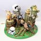 Disney Parks Star Wars Return  Jedi 40th Anniv Ewoks Collectible Figurine Ewok