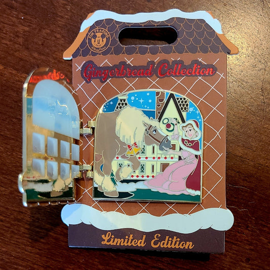 NEW Disney World Pin WDW Gingerbread House 2019 Saratoga Springs Belle LE 2000