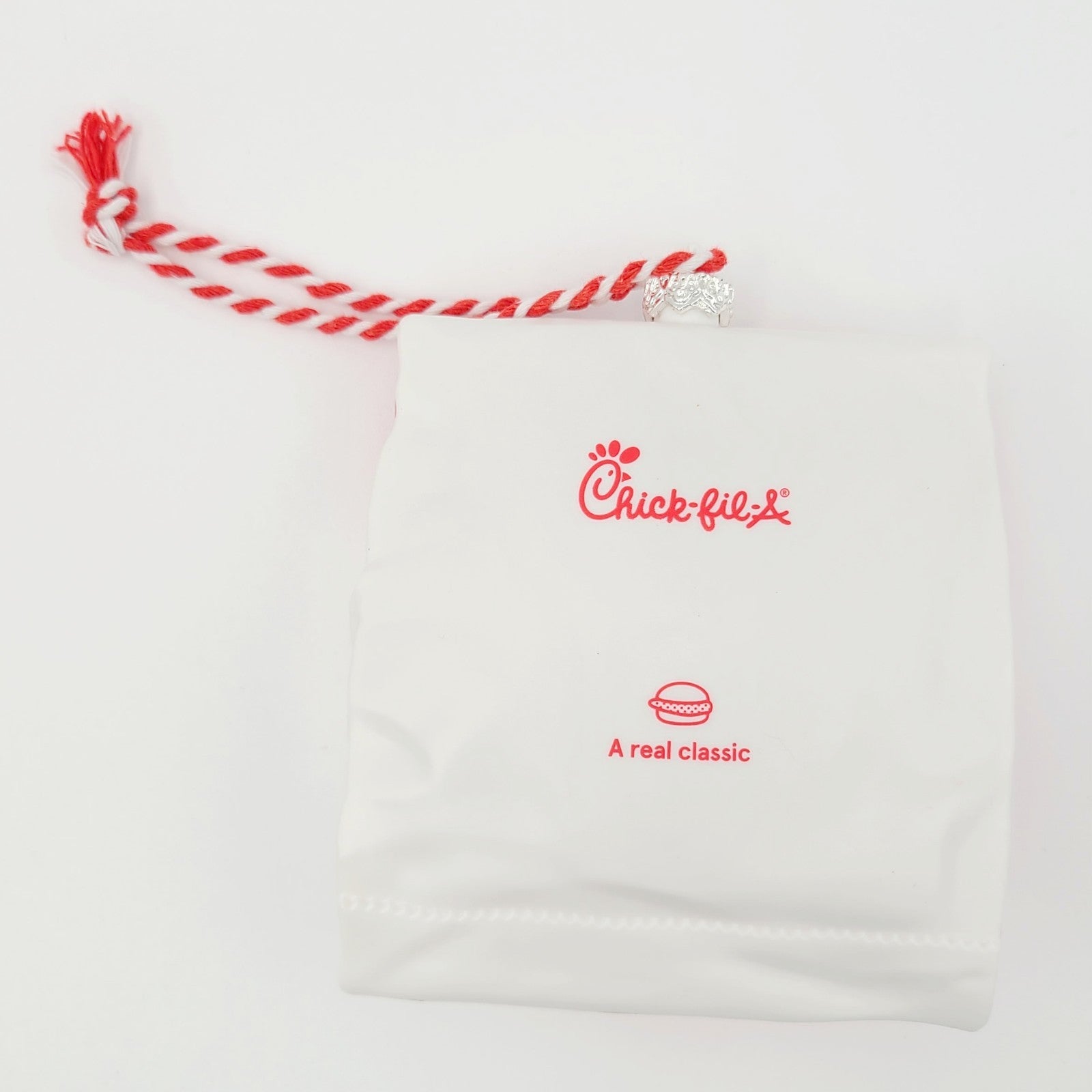 Chick-fil-A Original Chicken Sandwich Bag Holiday Ornament 2025 LIMITED EDITION
