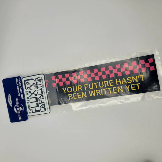 Universal Studios Auto Decal & Bumper Strip 2 Piece Cut Back To The Future Flux