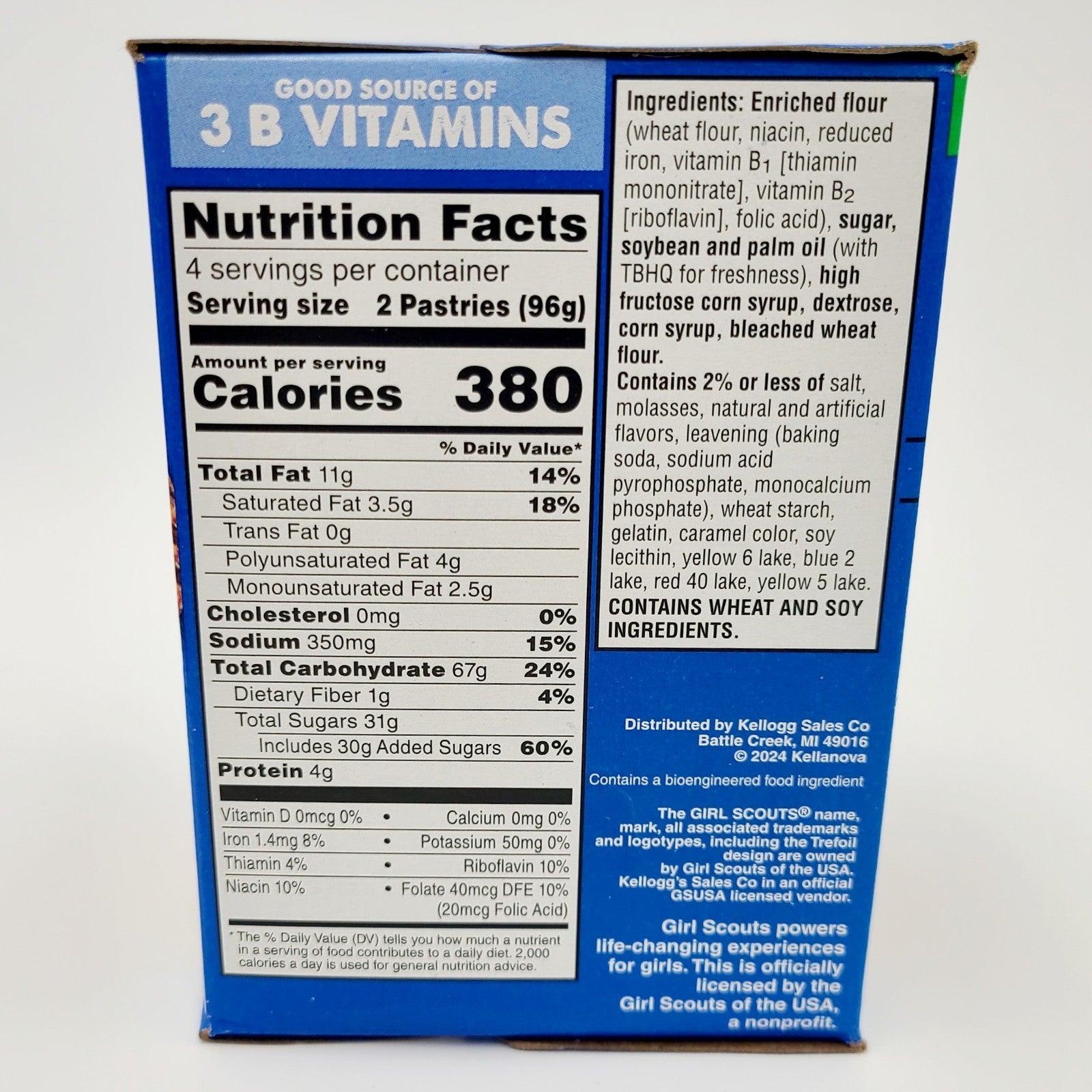 2 Boxes Pop-Tart Girl Scouts Cookie Thin Mints Coconut Caramel Limited Edition