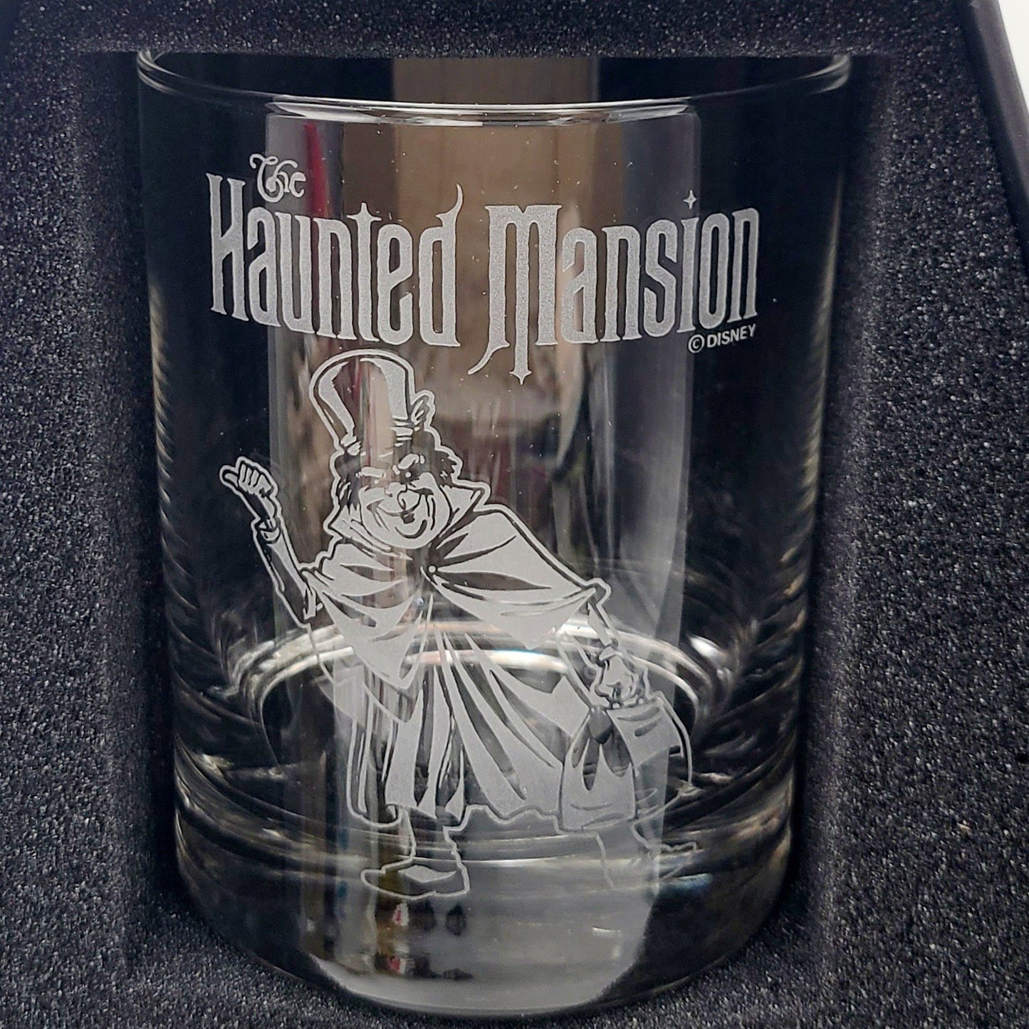 Disney Parks Arribas Haunted Mansion Hitchhiking Ghosts Limited Edition Glasses