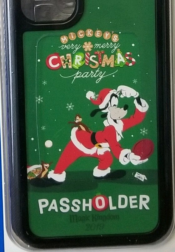 Disney Parks 2019 Mickey's Very Christmas Party Passholder iPhone Case Xr/11