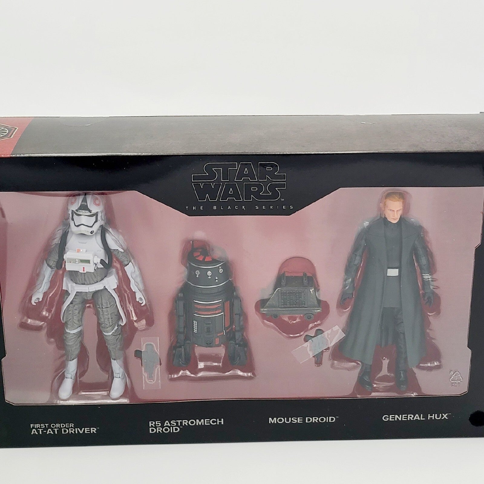 Star Wars Black Series Galaxy Edge First Order Disney Parks Set Hux R5 AT-AT 4pk