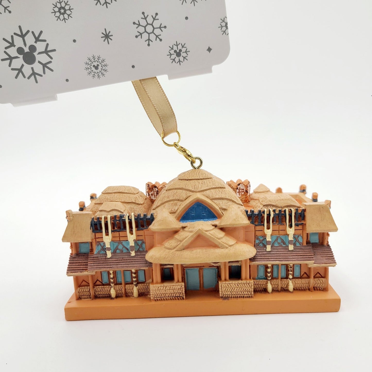 Disney Parks Animal Kingdom Lodge Resort Mickey Minnie Christmas Ornament New