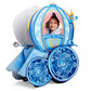 Disney Disguise Halloween Cinderella Fabric Coach Wheelchair Costume Cover NEW