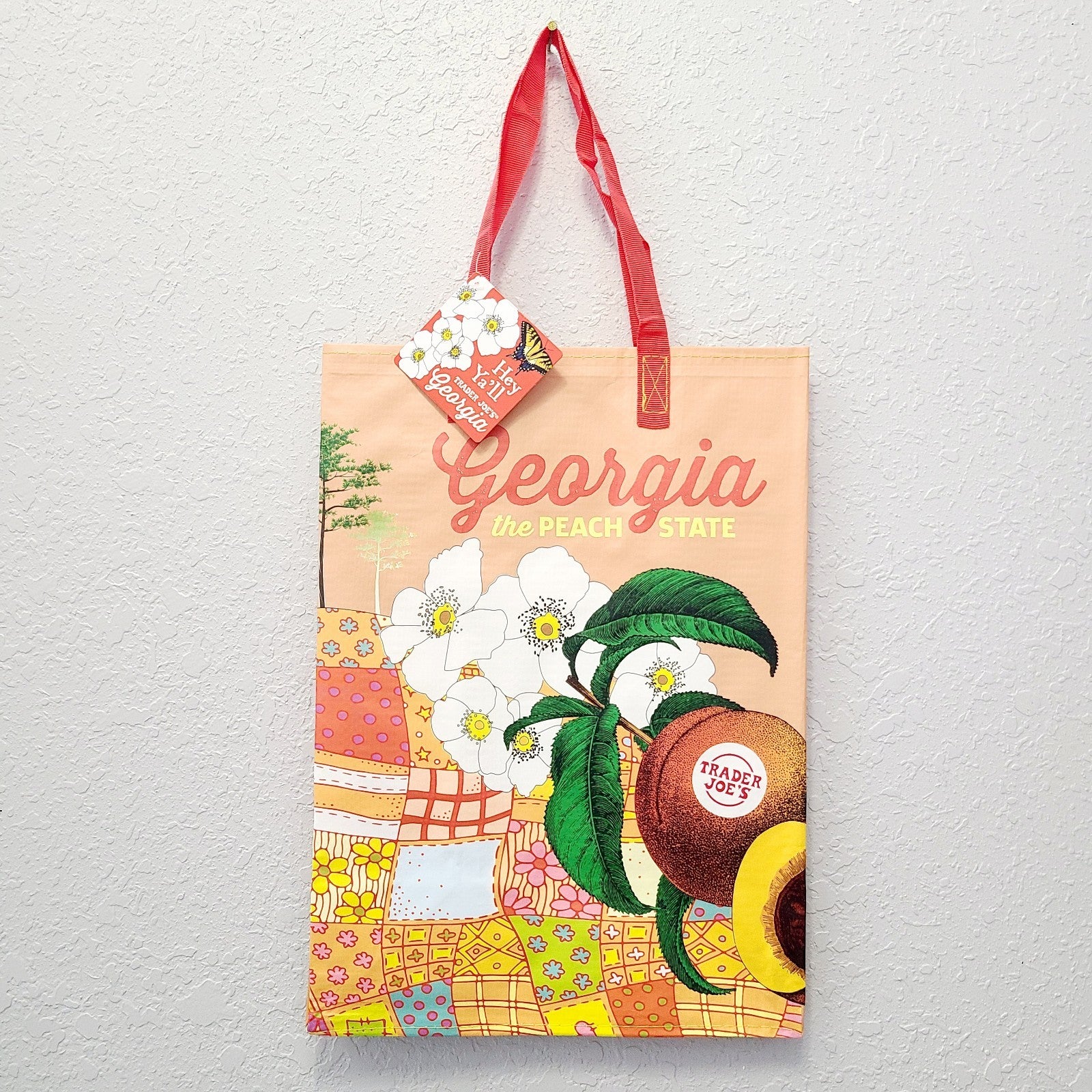 3 Bag Set! Trader Joe’s Reusable Florida Georgia Comfort Food Mac & Cheese Tote