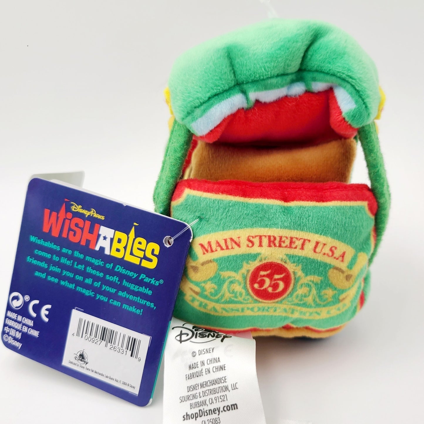 NEW Disney Parks Main Street Trolley Wishables Plush Transportation Limited LR