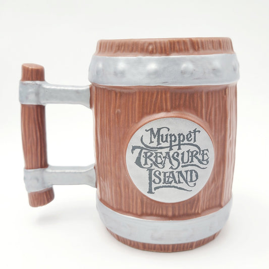 2026 Disney Parks The Muppets Treasure Island Kermit Frog Rizzo Mug 21 Oz. New