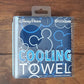 Disney Parks Mickey Mouse Cooling Towel Blue Coolcore 15" x 36" - NEW