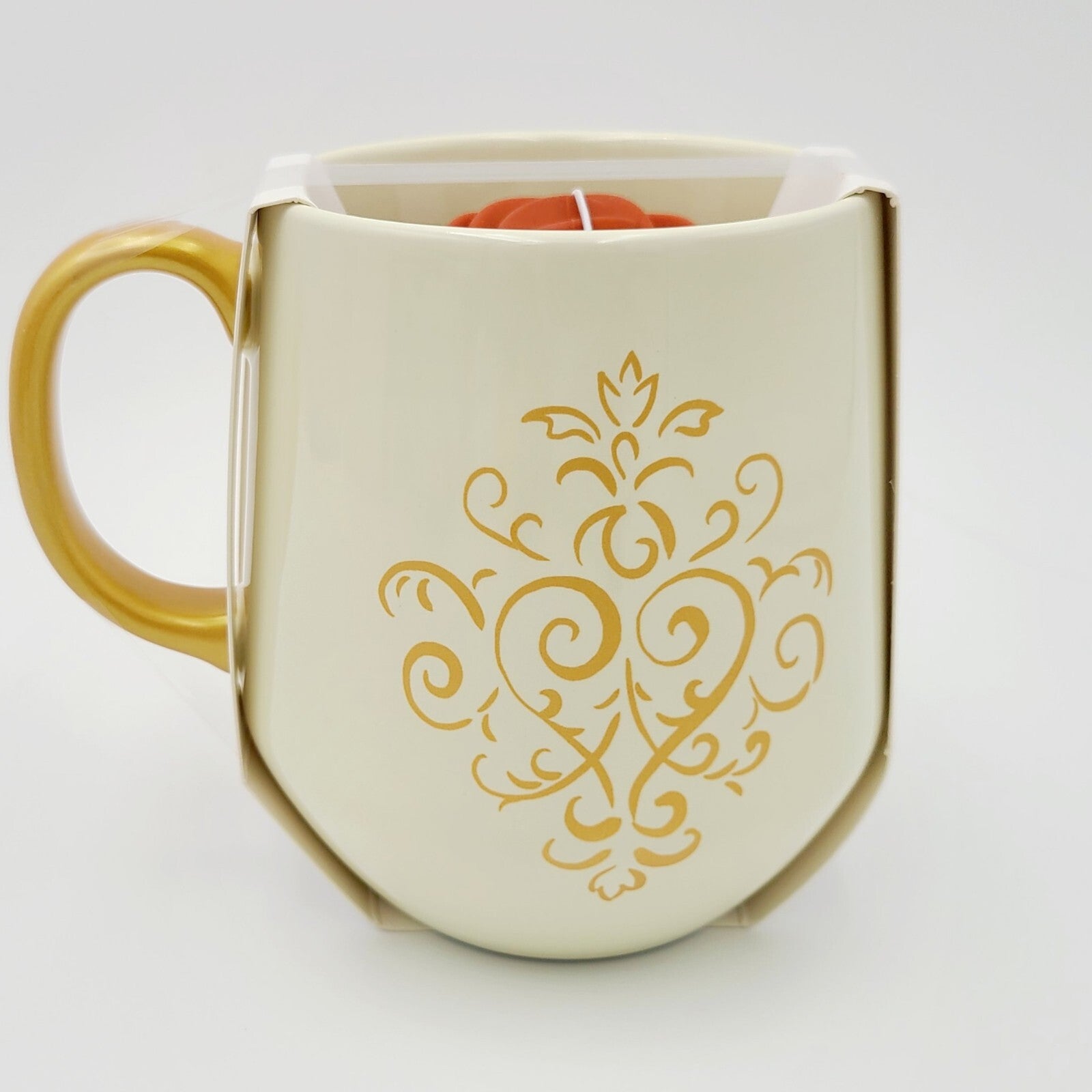 2024 Disney Parks Belle Ceramic Mug 15 Oz and Tea Infuser Set NEW