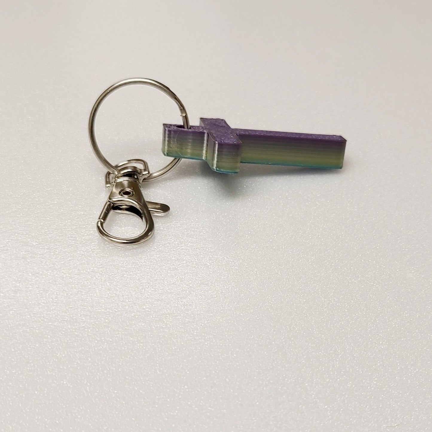 *Choose Color* 3D Printed Keychain Crosses Cross Homemade Church Gifts Present