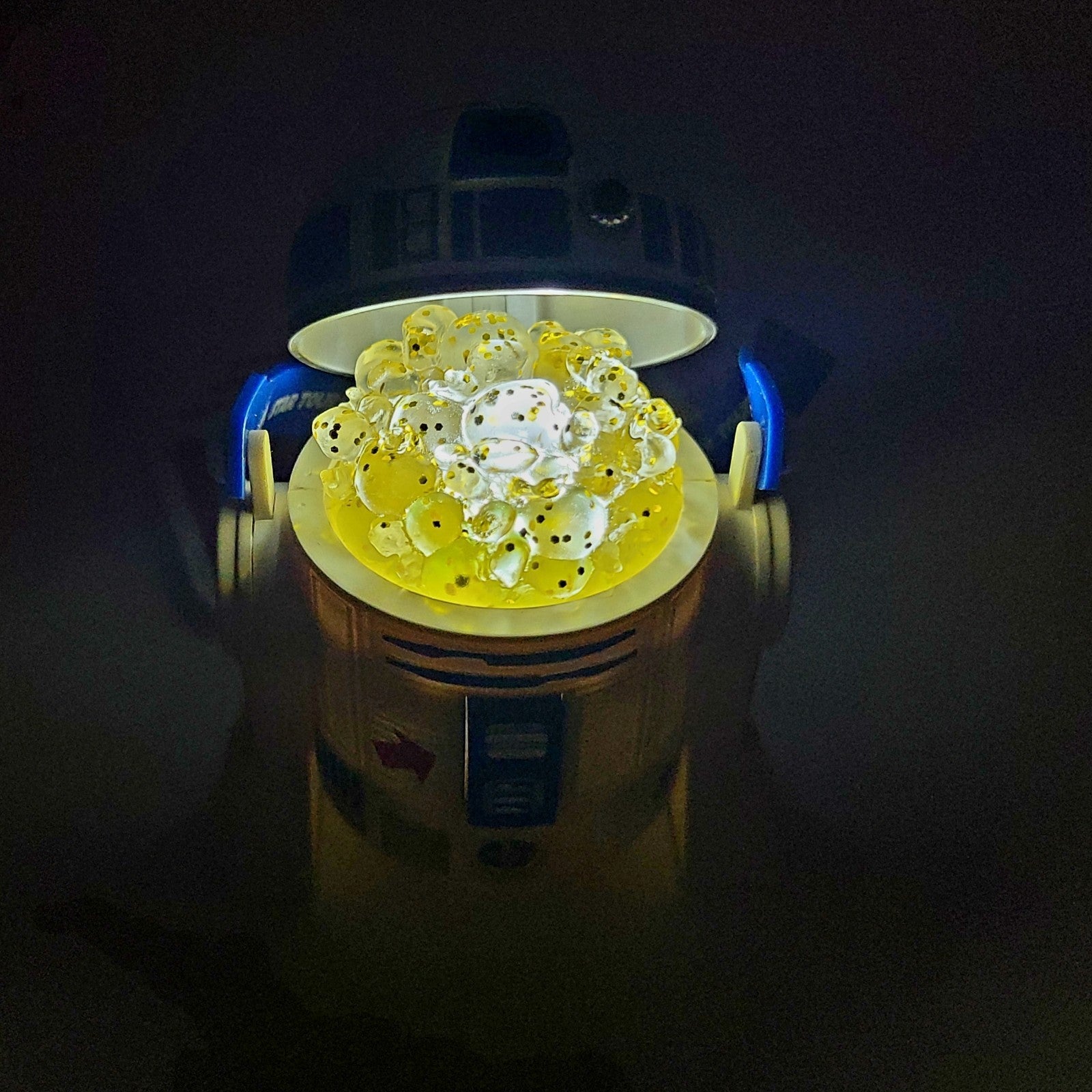 2025 Disney World Parks Star Wars R2-D2 Droid Popcorn Bucket Light-Up Ornament