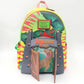 Universal Studios Jurassic Park Loungefly Backpack Gates Open Close T Rex GITD