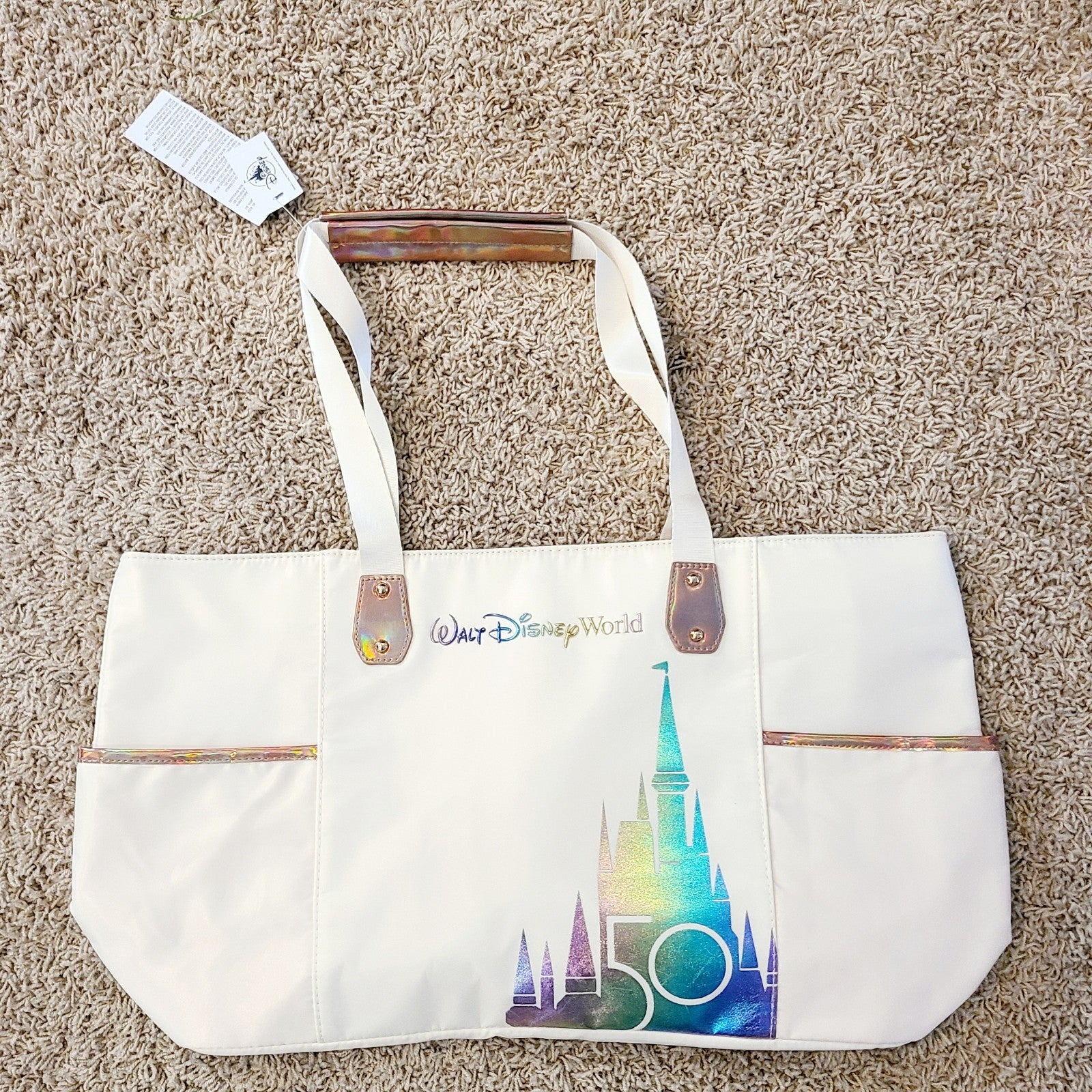 *Tote* 2021 Walt Disney World Parks 50th Anniversary Cinderella Castle Hand Bag