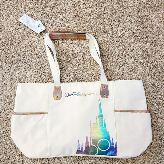 *Tote* 2021 Walt Disney World Parks 50th Anniversary Cinderella Castle Hand Bag