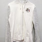 LARGE Disney Park Holiday Zip Up Hoodie Mickey Minnie Mouse Christmas RARE HTF
