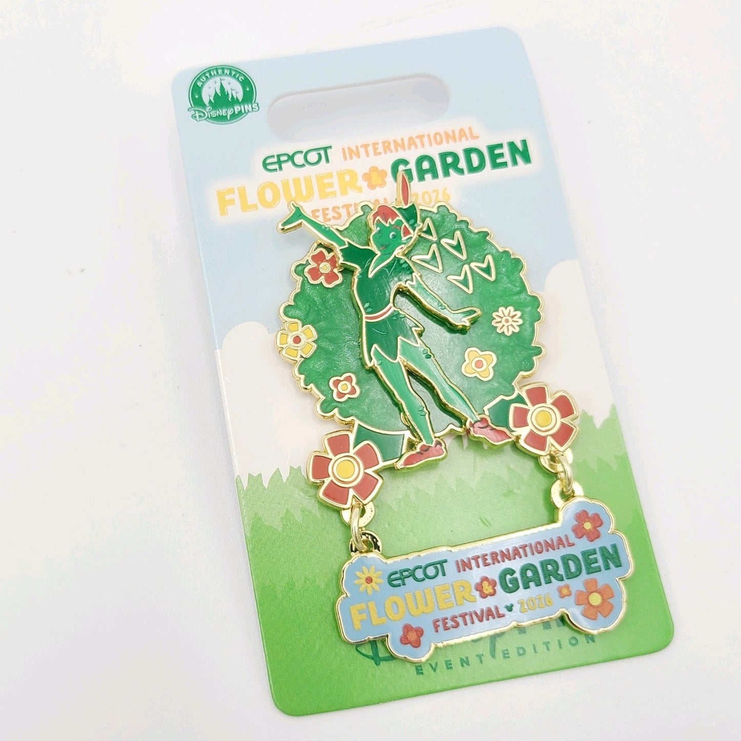 *10 Pin Set* Disney Parks Epcot Flower Garden 2026 Orange Figment Mickey Topiary