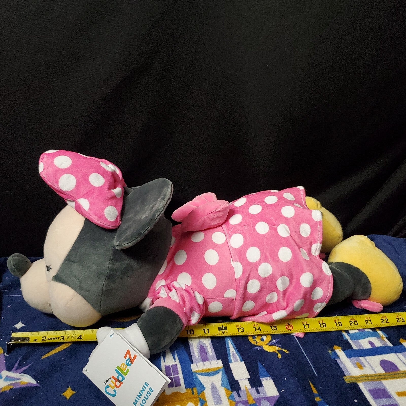 Disney Minnie Mouse Cuddleez Plush Large 23" Super Soft Stuffed Animal Pillow