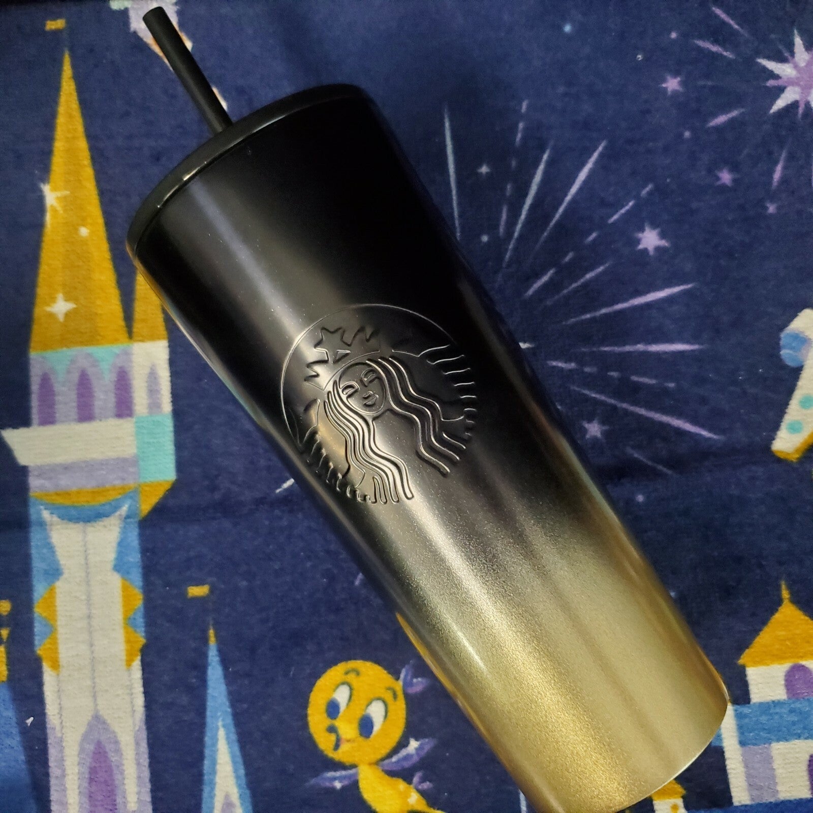 *Set of 3* Disney Parks Starbucks 50th Anniversary Gold Luxe, Blue,  Pink Bling