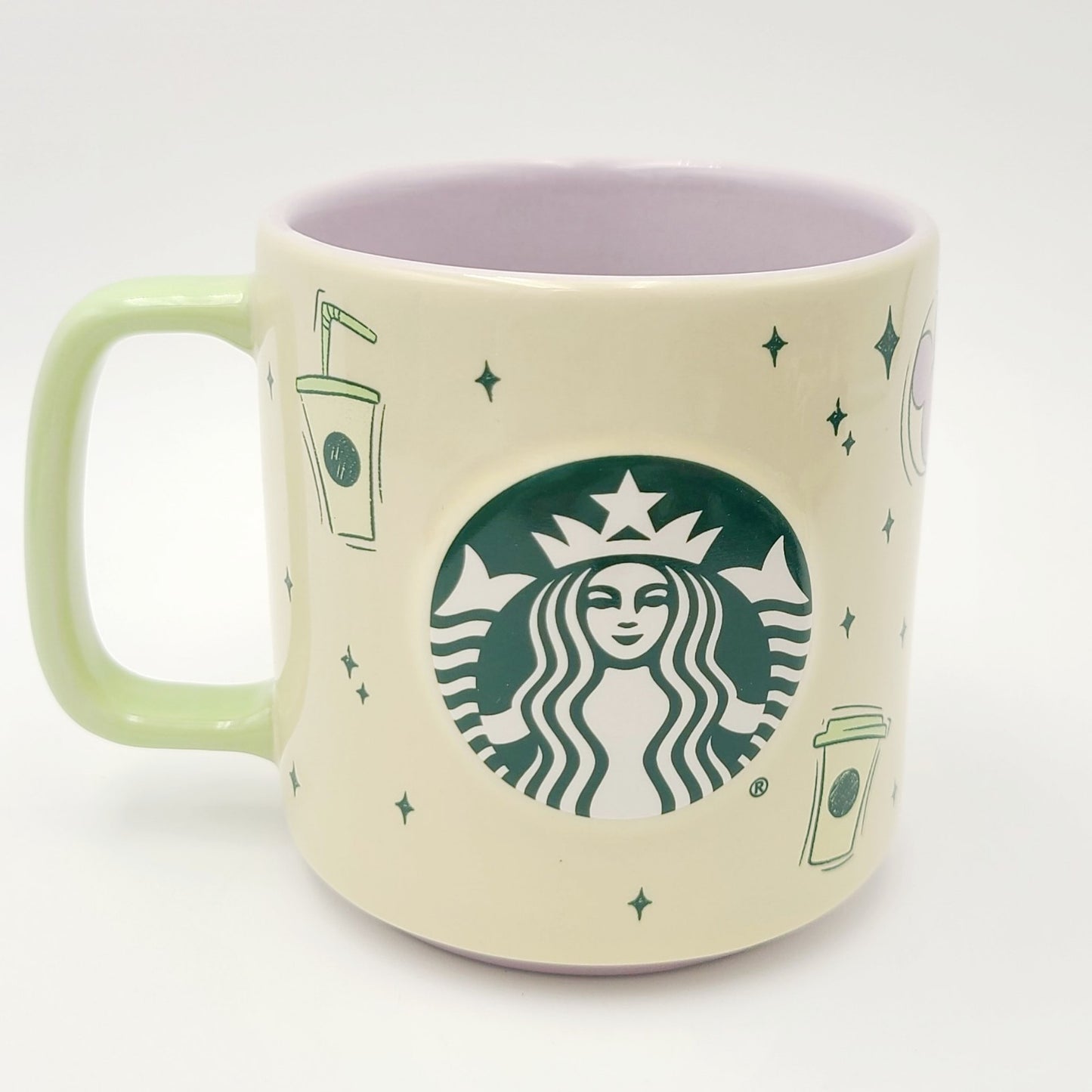 Disney Parks 2026 Starbucks Summertime Castle Lavender Matcha Ceramic Coffee Mug